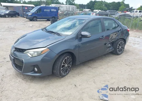 2015 Toyota Corolla S Plus из США, поврежденный, VIN 2T1BURHE4FC388222